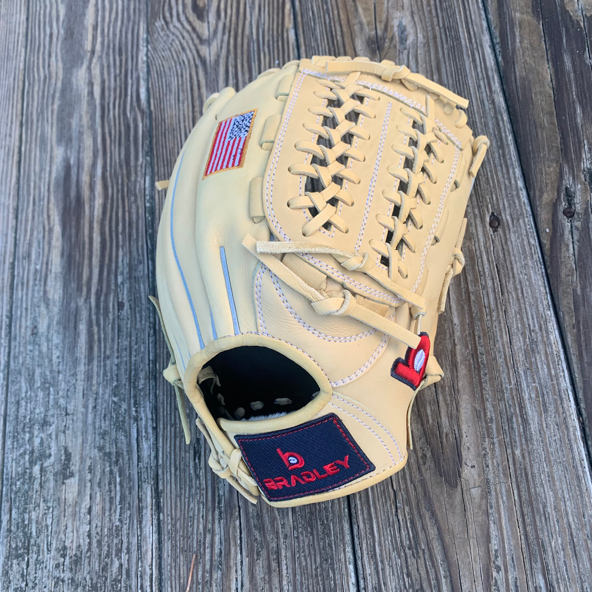 Blonde Baseball Gloves 