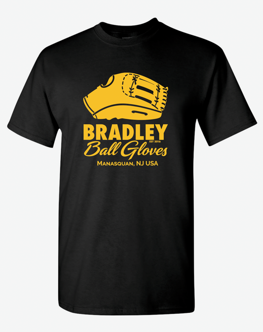 Bradley Ball Gloves YOUTH Black/Gold T-Shirt