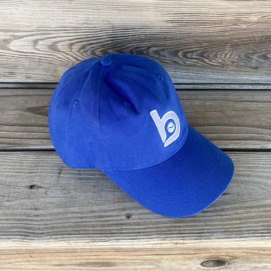 Bradley Baseball Royal Dad Hat "b" logo