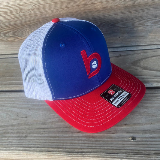 Bradley Baseball Stand Alone "b" Trucker Hat