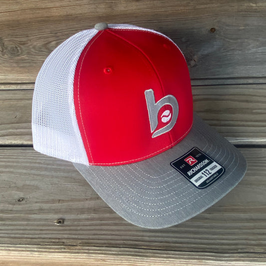 Bradley Baseball Stand Alone "b" Trucker Hat