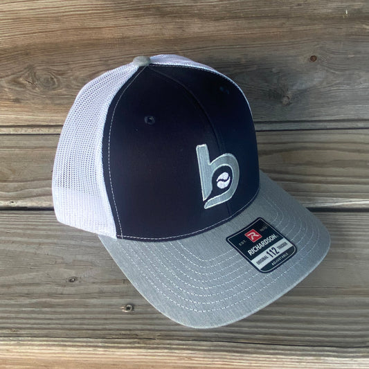 Bradley Baseball Stand Alone "b" Trucker Hat