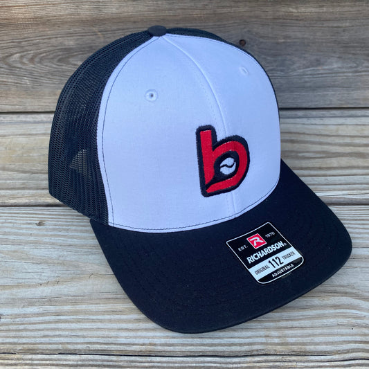 Bradley Baseball Stand Alone "b" Trucker Hat