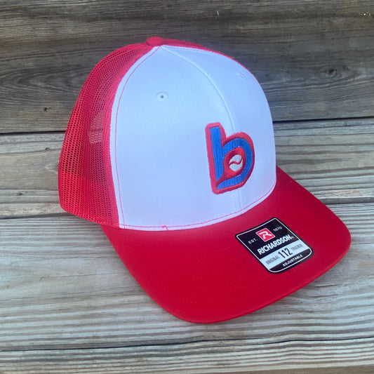 Bradley Baseball Stand Alone "b" Trucker Hat