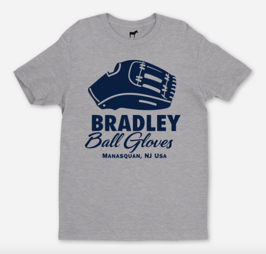 Bradley Ball Gloves Gray Navy T-Shirt