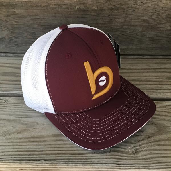 Bradley Baseball Flat Hat Flex-Fit BP