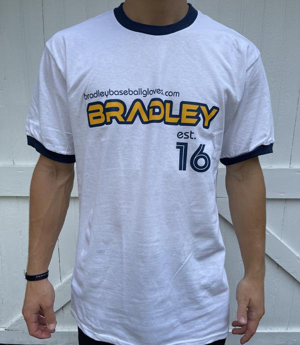 Men's Gray Bradley Braves Athletics Name Drop T-Shirt