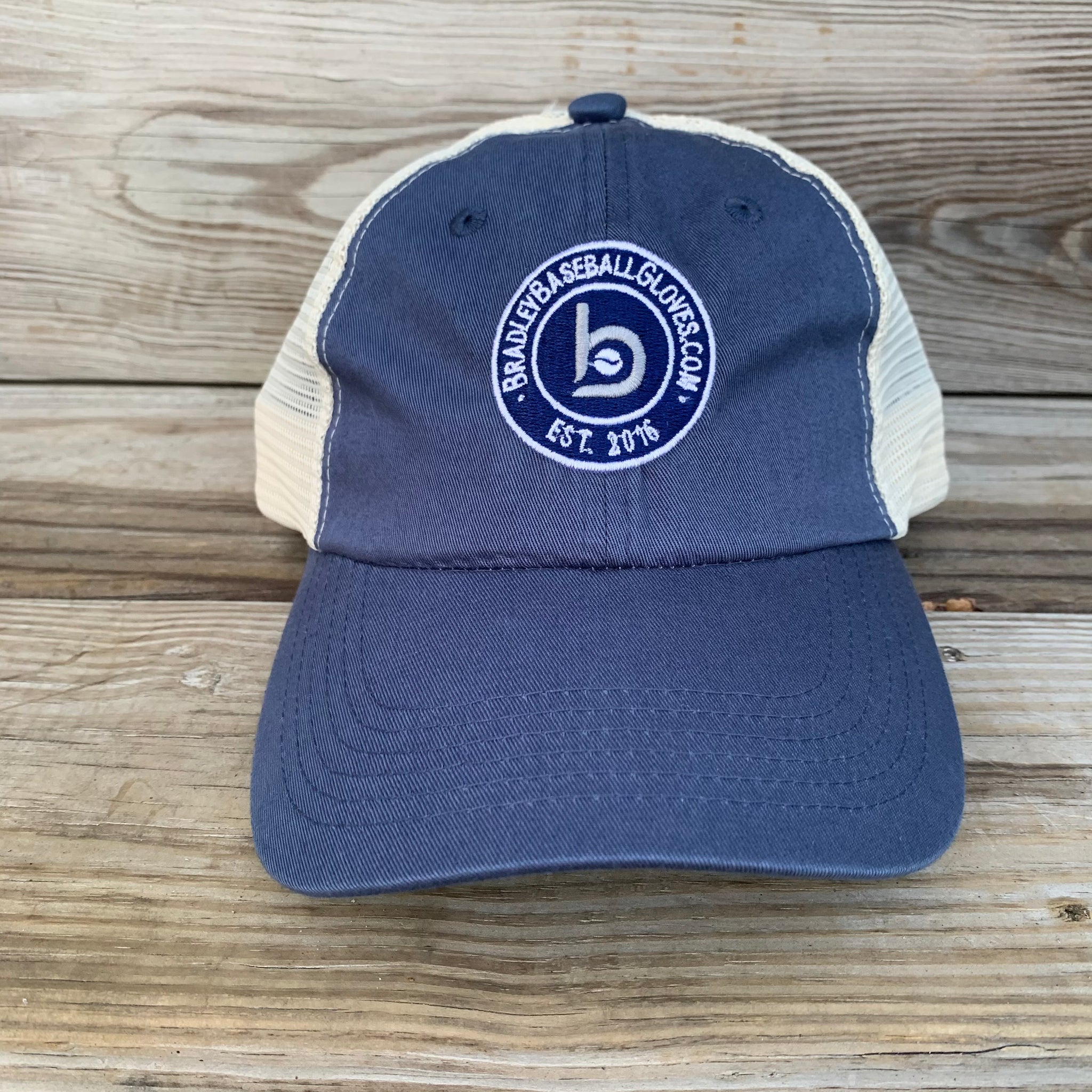 Bradley Baseball Stand Alone b Trucker Hat