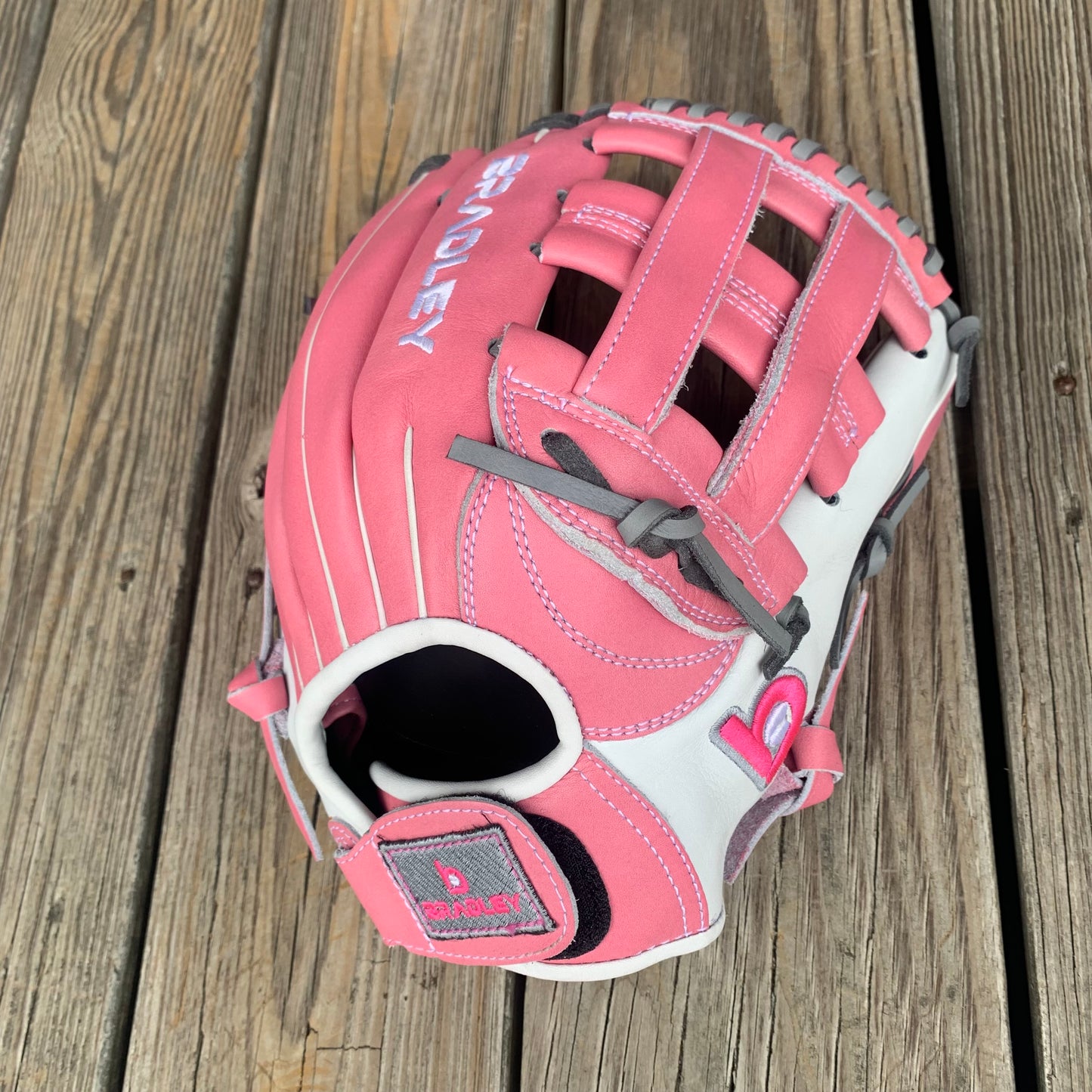 11.25" H-Web, T4 FP Elite Series LTD, Kip Leather (Pink/White/Gray) CLEARANCE 20% Taken off at Checkout