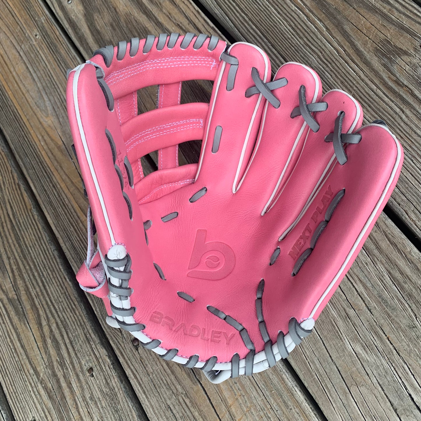 11.25" H-Web, T4 FP Elite Series LTD, Kip Leather (Pink/White/Gray) CLEARANCE 20% Taken off at Checkout